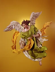Ángel, del pesebre y árbol de Navidad